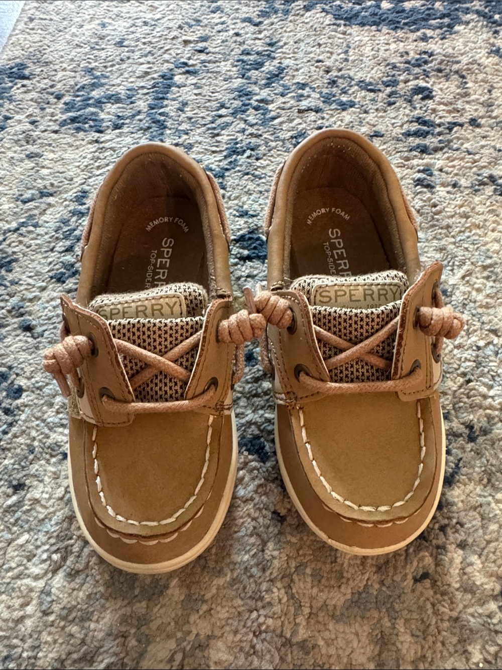 Sperry Kids Tan/Brown Boat Shoes